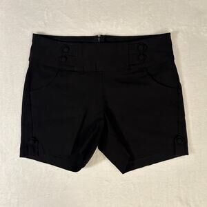 One 5 One Sailor Shorts Black Size 10 Pin Up Girl Shorts Retro Nautical Classic